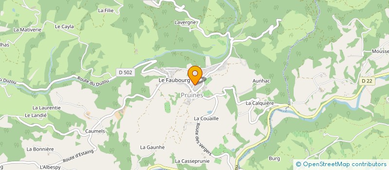 localisation de l'entreprise SOCIETE CIVILE IMMOBILIERE CUSSAC  PRUINES