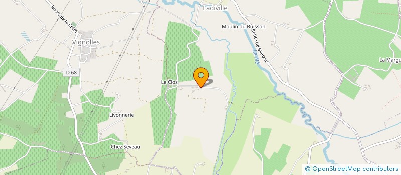 localisation de l'entreprise SOCIETE CIVILE IMMOBILIERE CY  LADIVILLE