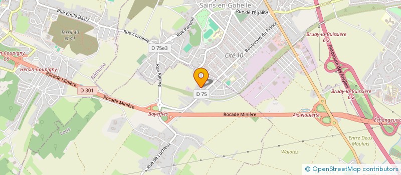 localisation de l'entreprise SOCIETE CIVILE IMMOBILIERE CYGON  BOUVIGNY-BOYEFFLES