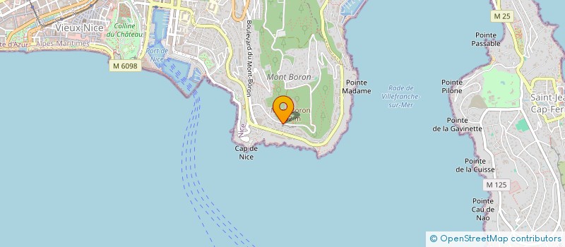 localisation de l'entreprise SOCIETE CIVILE IMMOBILIERE D&A EN ABREGE SCI D&A à NICE