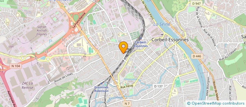 localisation de l'entreprise SOCIETE CIVILE IMMOBILIERE D.A.T. ET PAR ABREVIATION SCI D.A.T. à CORBEIL-ESSONNES