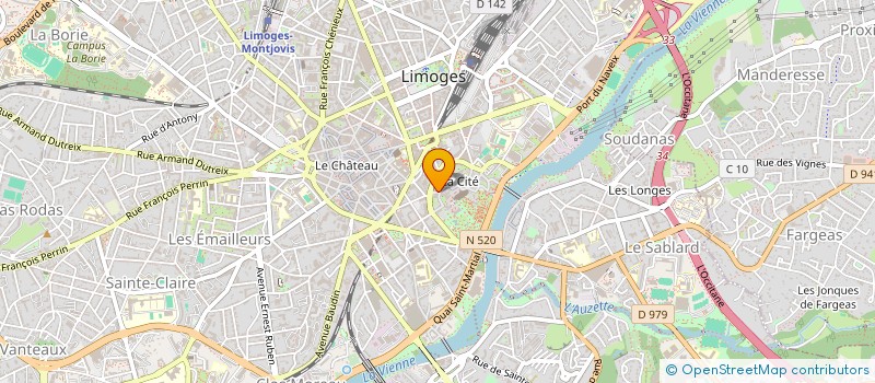 localisation de l'entreprise SOCIETE CIVILE IMMOBILIERE D'AFFAIRES MULTIPLES COMMERCIALES à LIMOGES