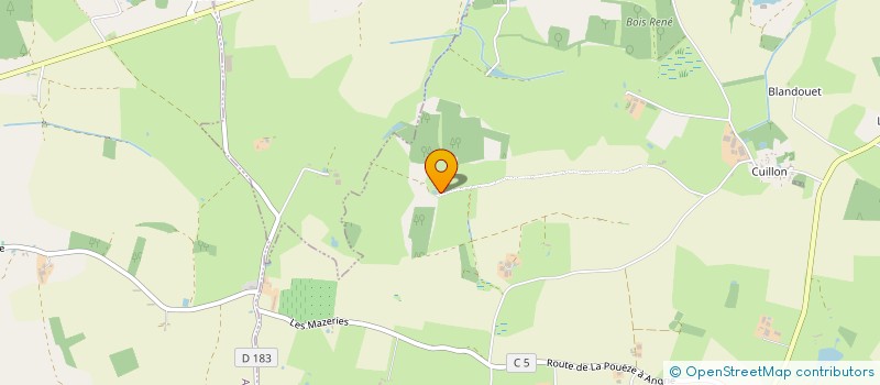 localisation de l'entreprise SOCIETE CIVILE IMMOBILIERE D' ANJOU  ERDRE-EN-ANJOU