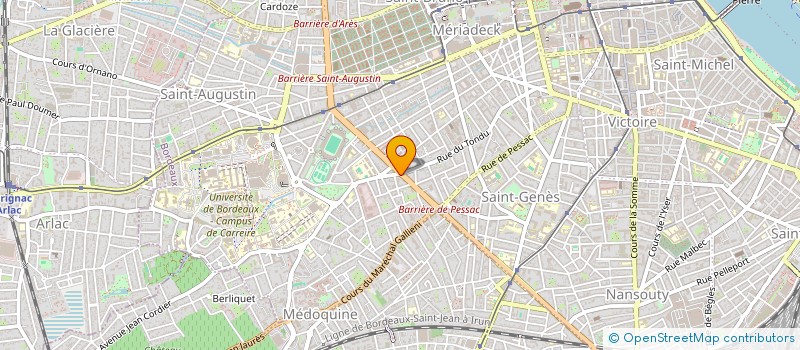 localisation de l'entreprise SOCIETE CIVILE IMMOBILIERE D'APRES NOUS  BORDEAUX