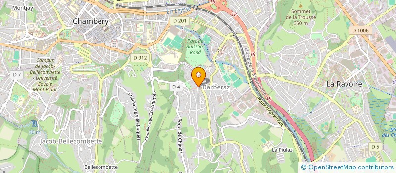 localisation de l'entreprise SOCIETE CIVILE IMMOBILIERE D'ATTRIBUTION BILOBA  BARBERAZ