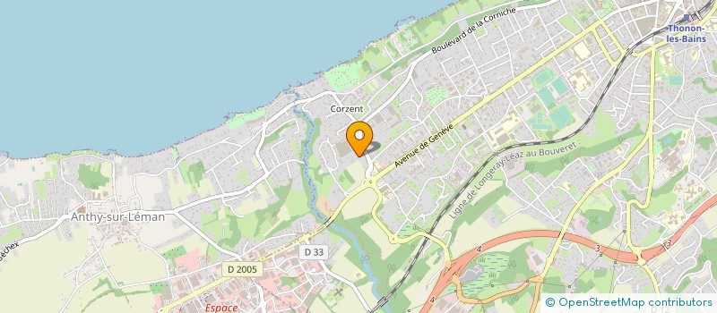 localisation de l'entreprise SOCIETE CIVILE IMMOBILIERE D ATTRIBUTION CORNICHE INVEST PAR ABREVIATION SCIA CVORNICHE INVEST à THONON-LES-BAINS