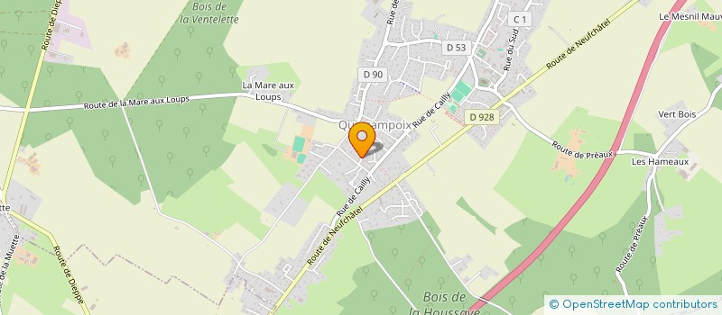 localisation de l'entreprise SOCIETE CIVILE IMMOBILIERE D'ATTRIBUTION DOMAINE SAINT HUBERT à QUINCAMPOIX