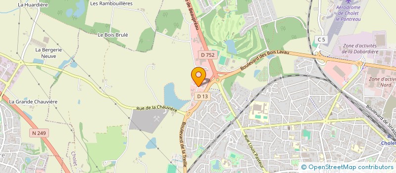 localisation de l'entreprise SOCIETE CIVILE IMMOBILIERE D'ATTRIBUTION POINEXT à CHOLET