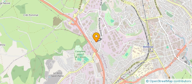 localisation de l'entreprise SOCIETE CIVILE IMMOBILIERE D.C.L.  SAINT-ETIENNE