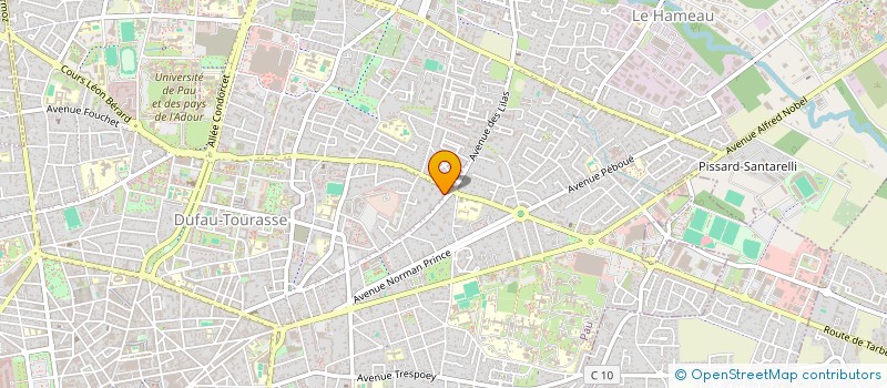 localisation de l'entreprise SOCIETE CIVILE IMMOBILIERE D'ELBEE à PAU