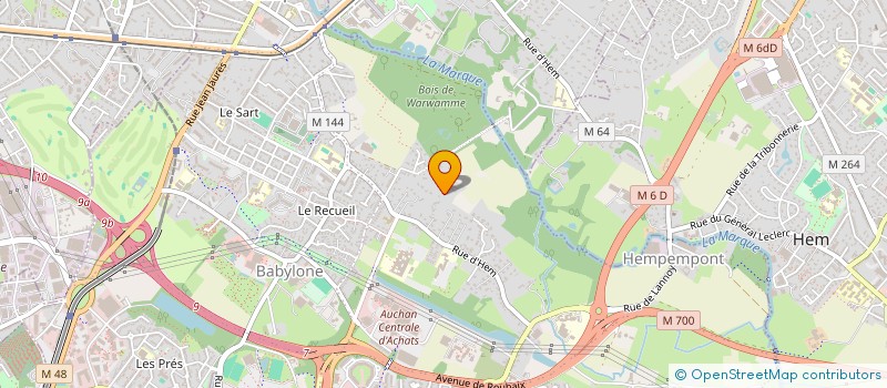 localisation de l'entreprise SOCIETE CIVILE IMMOBILIERE D'ETIENFORT à VILLENEUVE-D'ASCQ