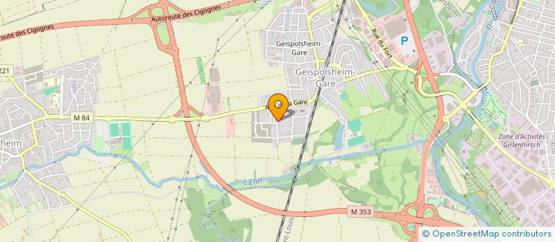 localisation de l'entreprise SOCIETE CIVILE IMMOBILIERE D.M.C  GEISPOLSHEIM