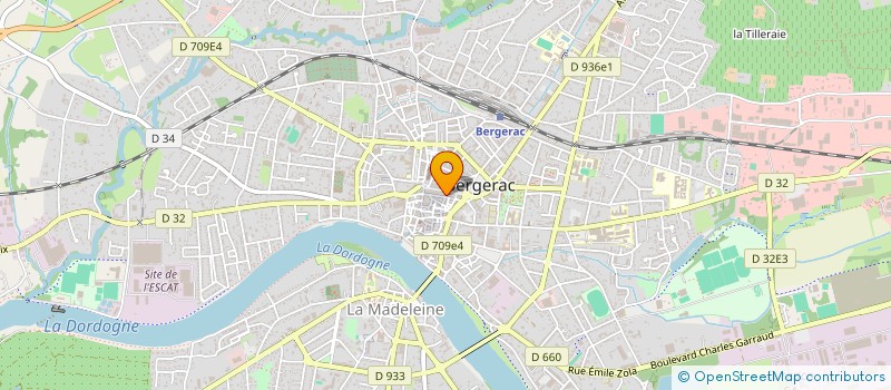 localisation de l'entreprise SOCIETE CIVILE IMMOBILIERE D'OPHTALMOLOGIE CHADOIS SOCIETE EN LIQUIDATION à BERGERAC