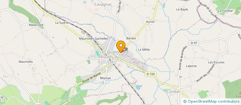 localisation de l'entreprise SOCIETE CIVILE IMMOBILIERE D S P J 46  LE VIGNON-EN-QUERCY