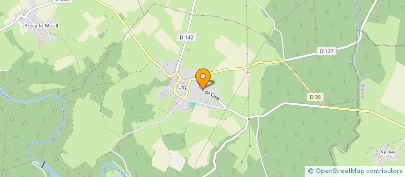 localisation de l'entreprise SOCIETE CIVILE IMMOBILIERE D'USY  DOMECY-SUR-CURE