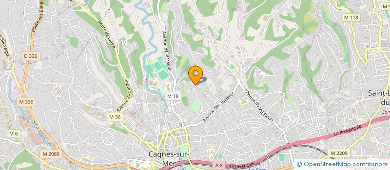 localisation de l'entreprise SOCIETE CIVILE IMMOBILIERE D.Y.R.M à CAGNES-SUR-MER