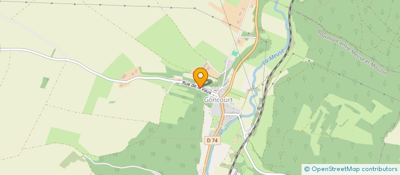 localisation de l'entreprise SOCIETE CIVILE IMMOBILIERE D3G à BOURMONT-ENTRE-MEUSE-ET-MOUZON