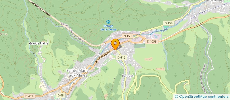 localisation de l'entreprise SOCIETE CIVILE IMMOBILIERE D4A  SAINTE-MARIE-AUX-MINES