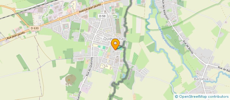 localisation de l'entreprise SOCIETE CIVILE IMMOBILIERE DAH.TEIX&ENF.HMDLL  QUIEVRECHAIN