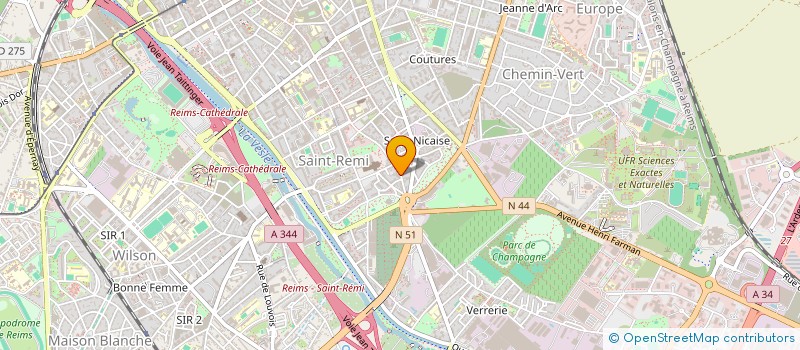 localisation de l'entreprise SOCIETE CIVILE IMMOBILIERE DAITOUCH  REIMS