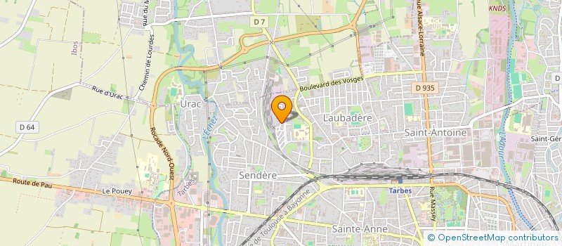 localisation de l'entreprise SOCIETE CIVILE IMMOBILIERE DAJEYOPA  TARBES