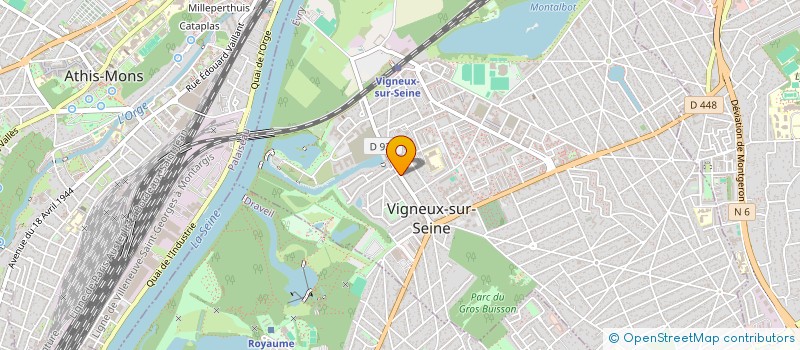 localisation de l'entreprise SOCIETE CIVILE IMMOBILIERE DAK à VIGNEUX-SUR-SEINE