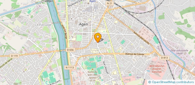 localisation de l'entreprise SOCIETE CIVILE IMMOBILIERE DALEDEN  AGEN