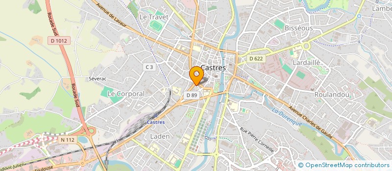 localisation de l'entreprise SOCIETE CIVILE IMMOBILIERE DALETH  CASTRES