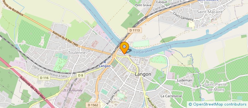 localisation de l'entreprise SOCIETE CIVILE IMMOBILIERE DALYMO EN ABREGE SCI DALYMO à LANGON