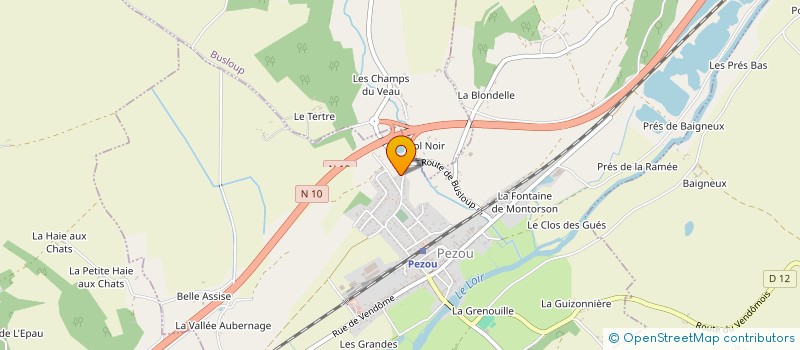 localisation de l'entreprise SOCIETE CIVILE IMMOBILIERE DAMAUR  PEZOU