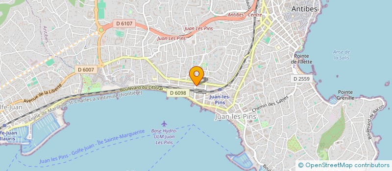 localisation de l'entreprise SOCIETE CIVILE IMMOBILIERE DANNAT INVEST à ANTIBES