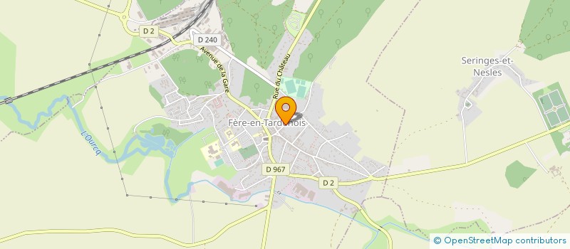 localisation de l'entreprise SOCIETE CIVILE IMMOBILIERE DAREAL  FERE-EN-TARDENOIS