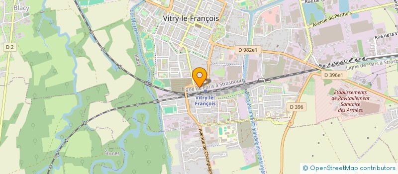 localisation de l'entreprise SOCIETE CIVILE IMMOBILIERE DARIAN à VITRY-LE-FRANCOIS