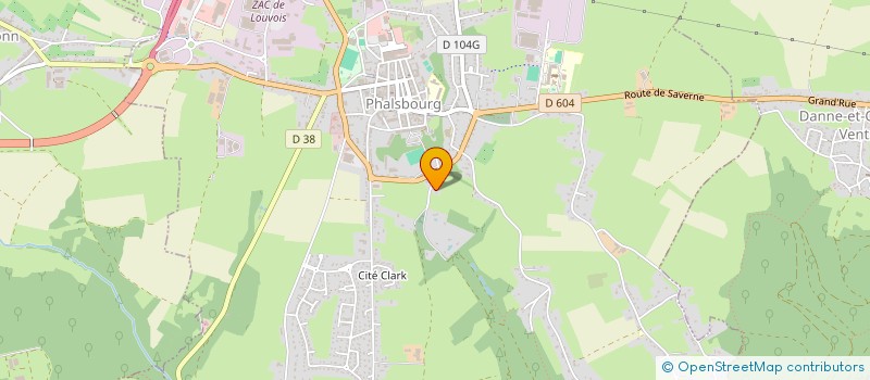 localisation de l'entreprise SOCIETE CIVILE IMMOBILIERE DARKO  PHALSBOURG