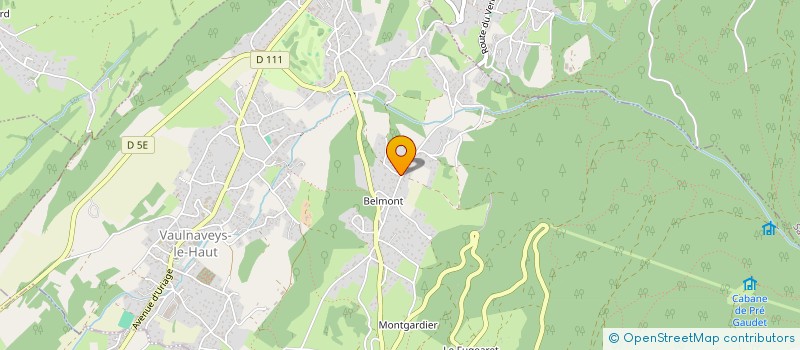 localisation de l'entreprise SOCIETE CIVILE IMMOBILIERE DAUCHY & CO  VAULNAVEYS-LE-HAUT