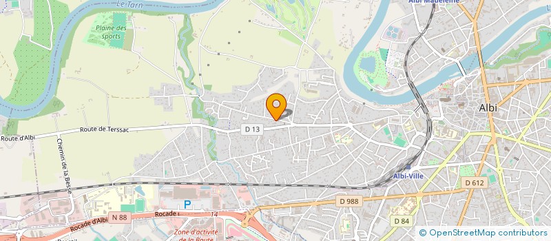 localisation de l'entreprise SOCIETE CIVILE IMMOBILIERE DAUZATS à ALBI