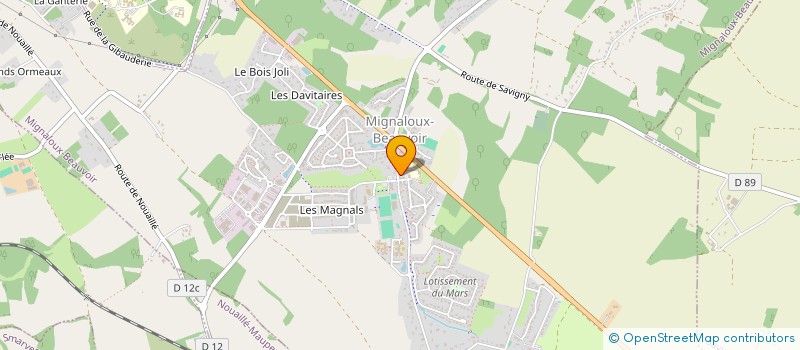 localisation de l'entreprise SOCIETE CIVILE IMMOBILIERE DAVIMAX à MIGNALOUX-BEAUVOIR