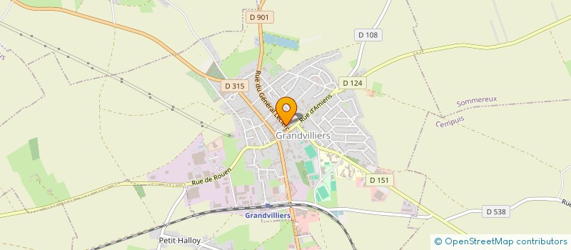 localisation de l'entreprise SOCIETE CIVILE IMMOBILIERE DAXD  GRANDVILLIERS