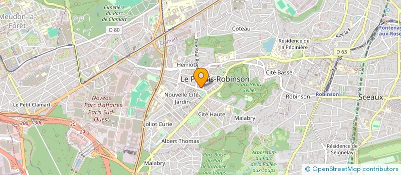 localisation de l'entreprise SOCIETE CIVILE IMMOBILIERE DBN à LE PLESSIS-ROBINSON