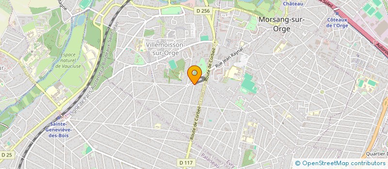 localisation de l'entreprise SOCIETE CIVILE IMMOBILIERE DCCI  VILLEMOISSON-SUR-ORGE