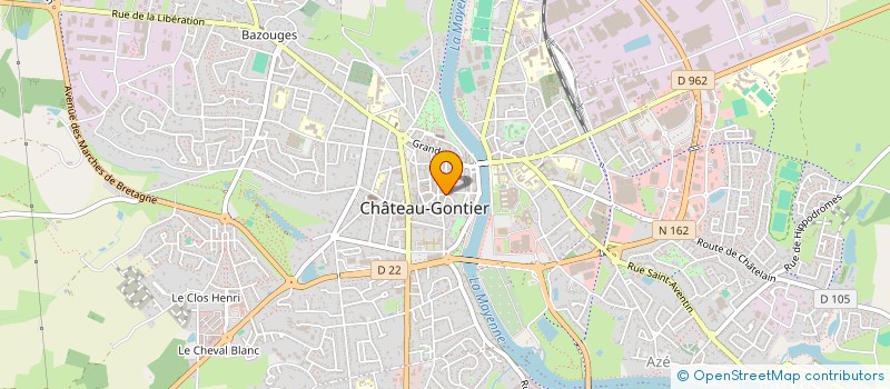 localisation de l'entreprise SOCIETE CIVILE IMMOBILIERE DDMC  CHATEAU-GONTIER-SUR-MAYENNE