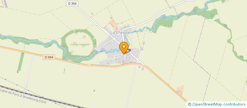 localisation de l'entreprise SOCIETE CIVILE IMMOBILIERE DE ASTENAI  LA CHEPPE