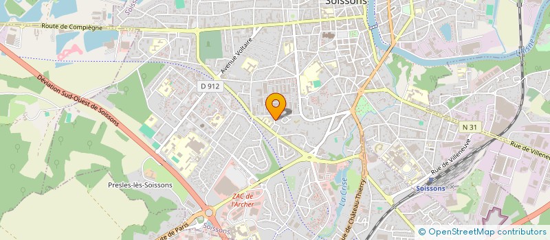 localisation de l'entreprise SOCIETE CIVILE IMMOBILIERE DE BAC LIEU à SOISSONS