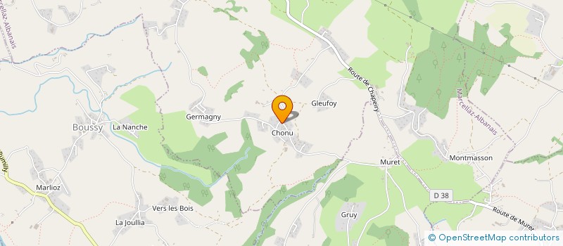 localisation de l'entreprise SOCIETE CIVILE IMMOBILIERE  DE BEAUCHAN  MARCELLAZ-ALBANAIS