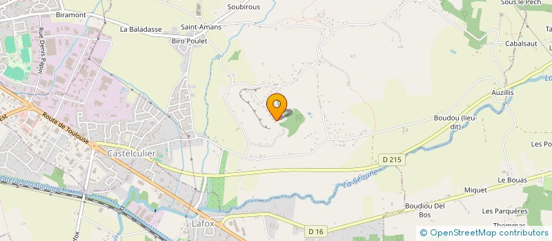 localisation de l'entreprise SOCIETE CIVILE IMMOBILIERE DE BELAIR  CASTELCULIER