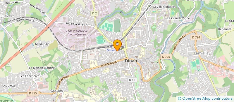 localisation de l'entreprise SOCIETE CIVILE IMMOBILIERE DE BELCADOU à DINAN