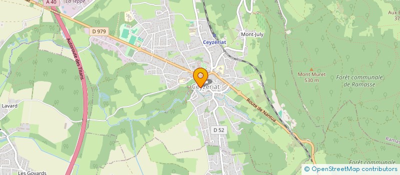 localisation de l'entreprise SOCIETE CIVILE IMMOBILIERE DE BELLEFONT à CEYZERIAT