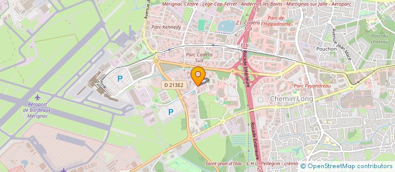 localisation de l'entreprise SOCIETE CIVILE IMMOBILIERE DE BUCH à MERIGNAC