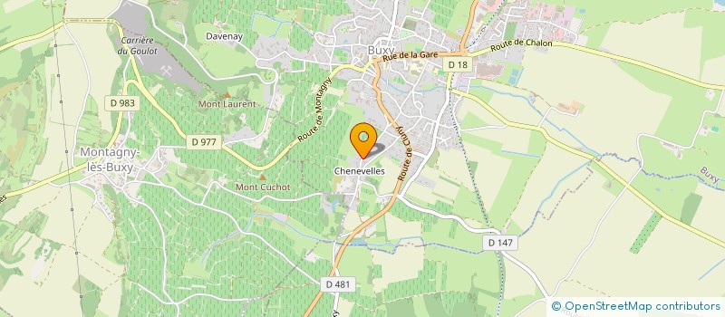 localisation de l'entreprise SOCIETE CIVILE IMMOBILIERE DE CARY POTET  BUXY