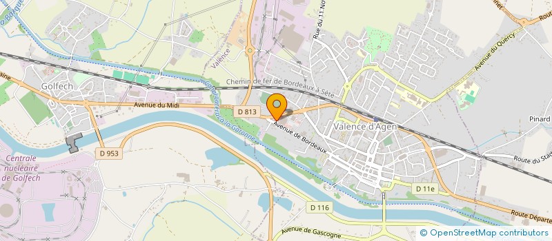localisation de l'entreprise SOCIETE CIVILE IMMOBILIERE DE CLUZEL à VALENCE